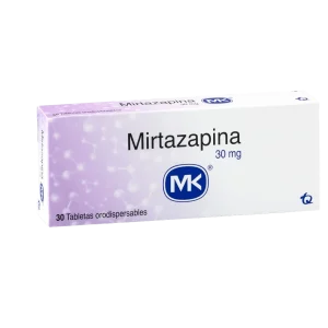 mirtazapina 30 mg 30 tabletas mk