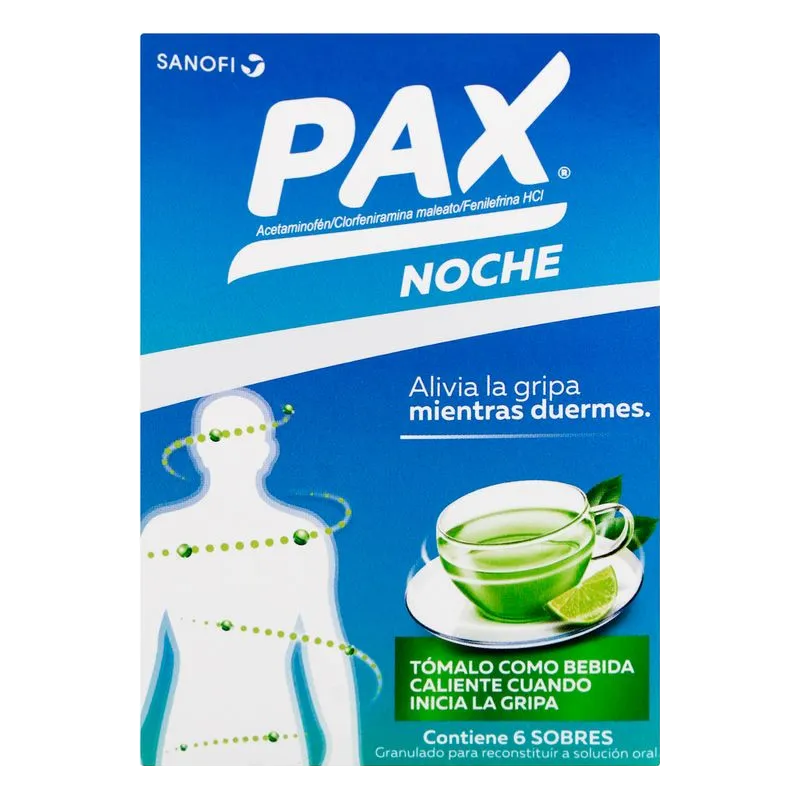 pax caliente dia limon 6 sobres