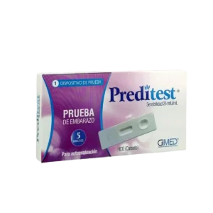 prueba embarazo preditest cassette