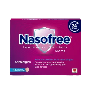nasofree 120 mg 10 tabletas