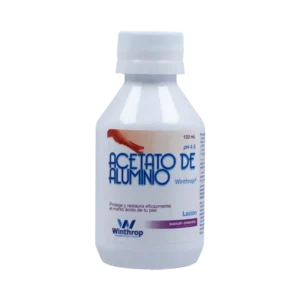 acetato aluminio locion 120 ml gf
