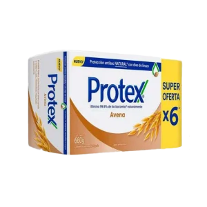 jabon protex avena 110 gr 6 und(desc)
