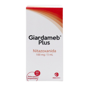 giardameb plus 100mg/5ml susp.oral 60 ml
