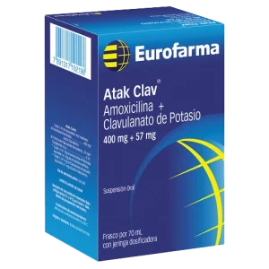 amoxicilina+acido clav.400/57 mg susp 70 ml