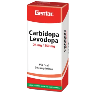carbidopa+levodopa 30 tabletas gf
