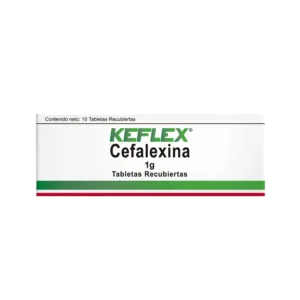 keflex 1 gr 10 tabletas