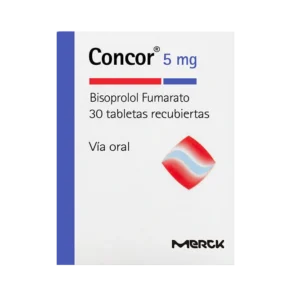 concor 5 mg 30 tabletas (p)