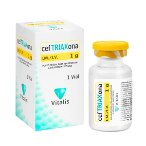 ceftriaxona 1 gr 10 ampollas vt