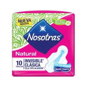 toallas nosotras nat inv/clas/tela 10 und