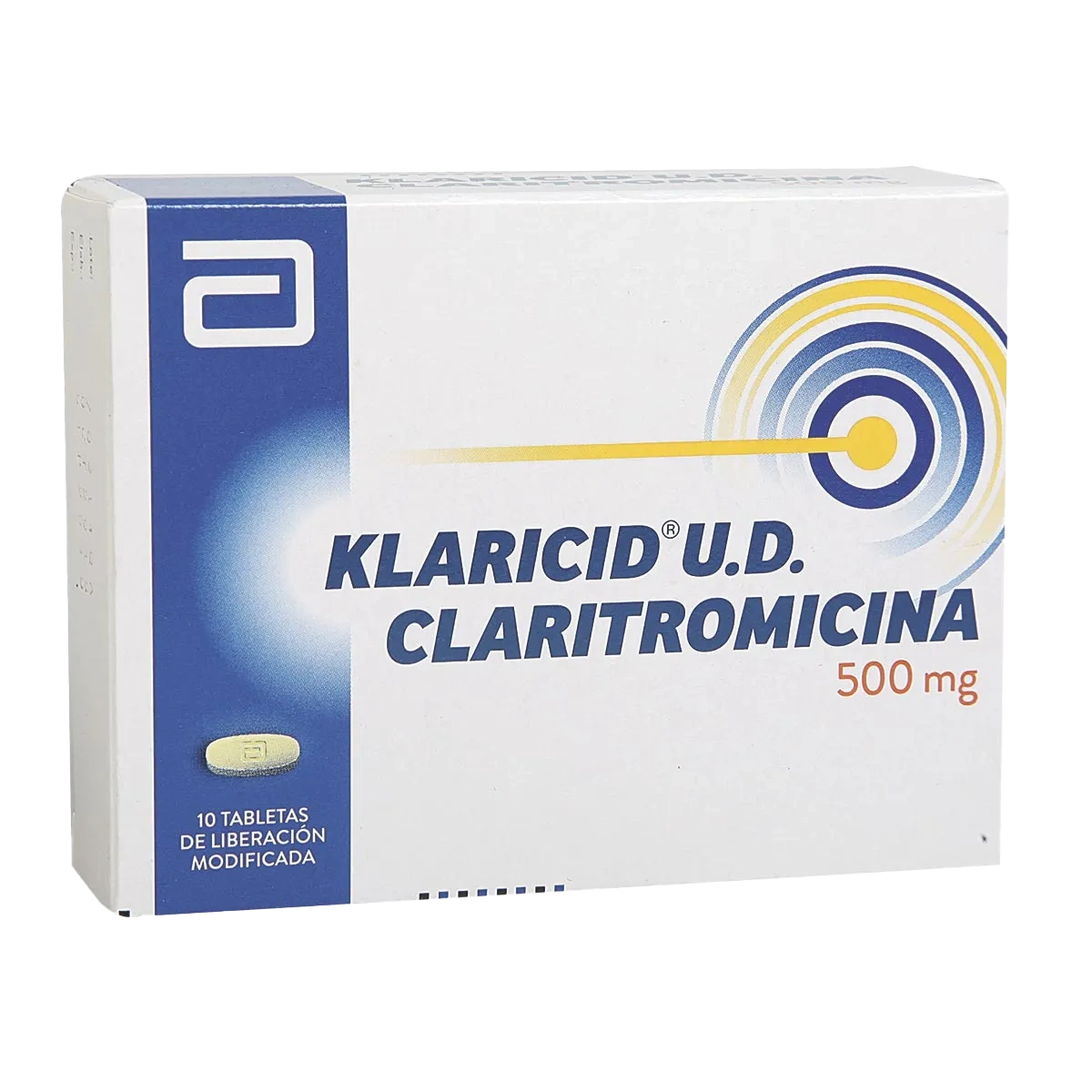klaricid u.d 500 mg 10 tabletas