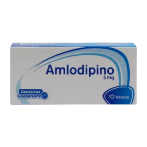 amlodipino 5 mg 10 tabletas coa