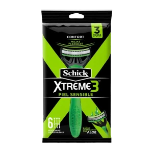 maquina schick xtreme.3 p/sensib 6 und