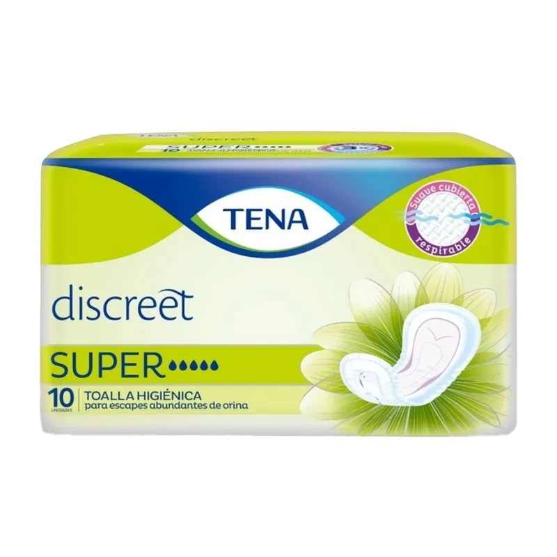 toallas tena mujer super 10 und