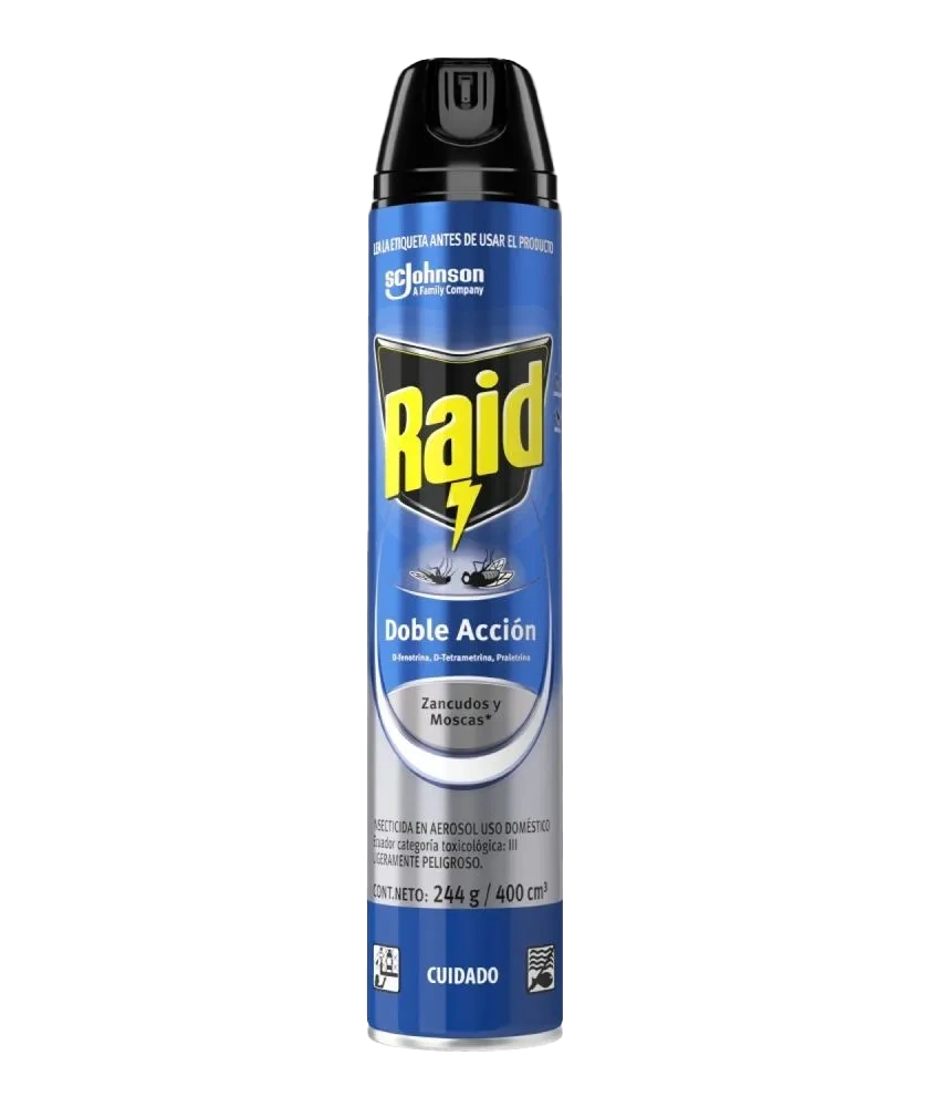 raid spray zancudos y moscas 400 ml
