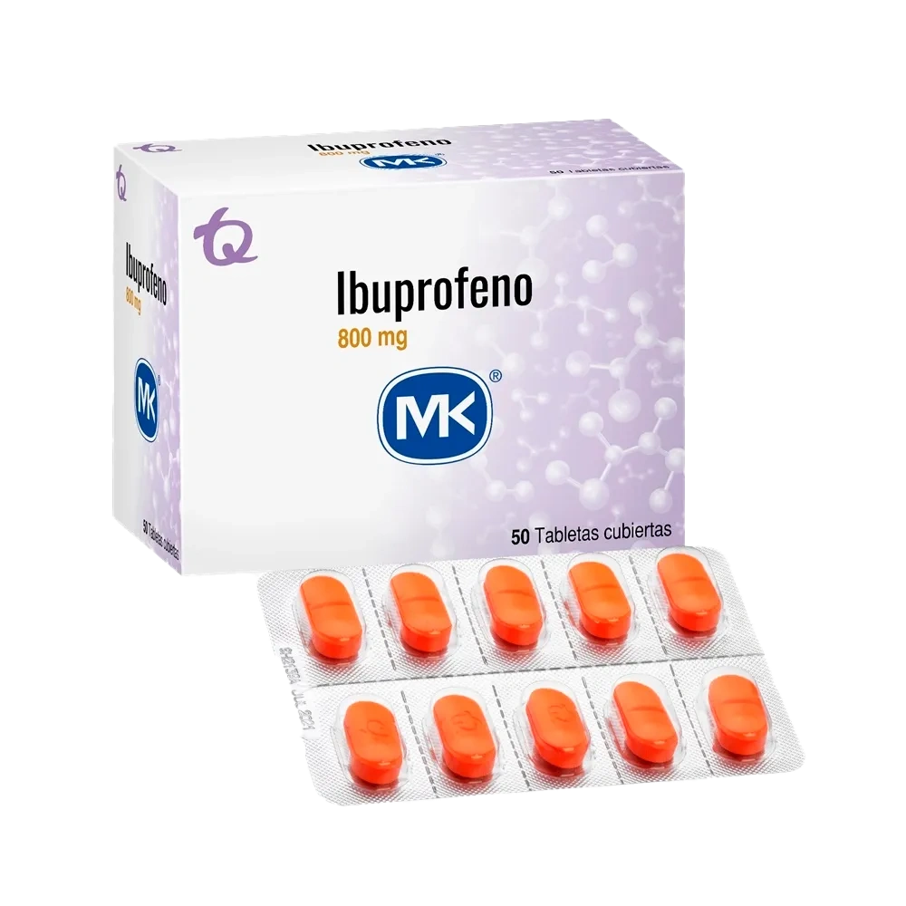 ibuprofeno 800 mg 50 tabletas mk