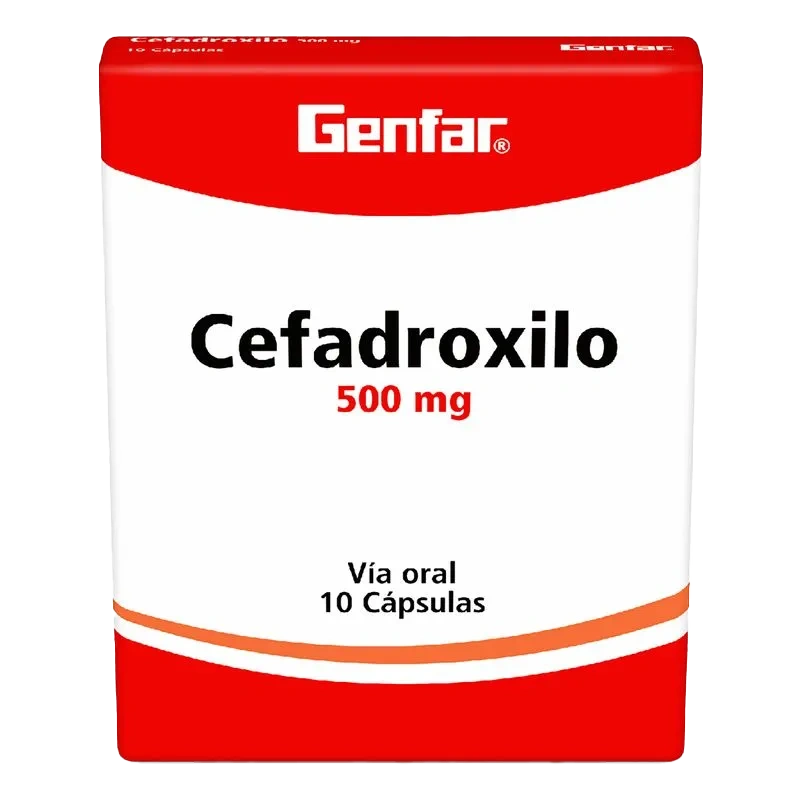 cefadroxilo 500 mg 10 capsulas gf