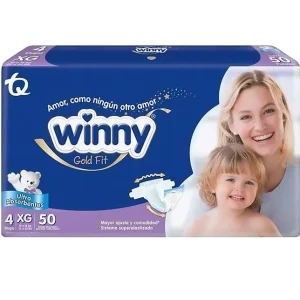 pañal winny ult gold et.4 50 und