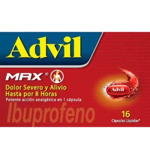 advil max 16 capsulas