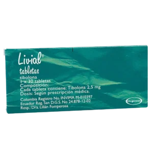 livial 2.5 mg 30 tabletas (p)