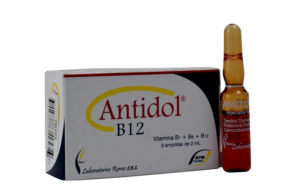 antidol b-12 2ml 3 ampollas