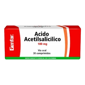 acido acetilsal 100 mg 30 tab w