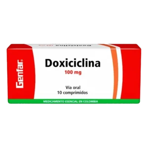 doxiciclina 100 mg 10 tabletas w