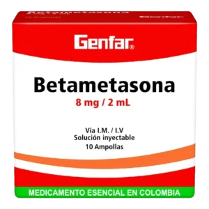 betametasona 8mg/2ml 10 ampollas gf