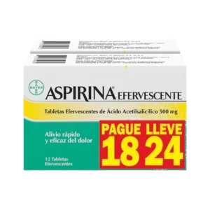 aspirina eferv 500 mg pg18 llv24 tab