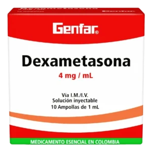 dexametasona 4mg/ml 10 ampollas gf