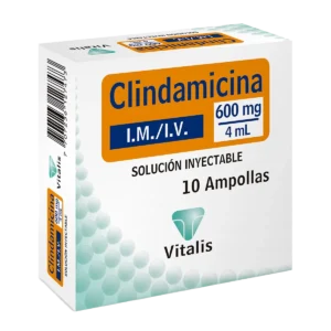 clindamicina 600 mg 10 ampollas vt