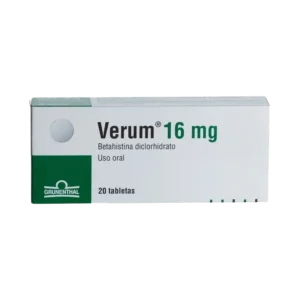 verum 16 mg 20 tabletas