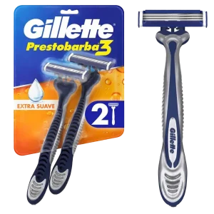 maquina prestobarba 3 hombre 2 und