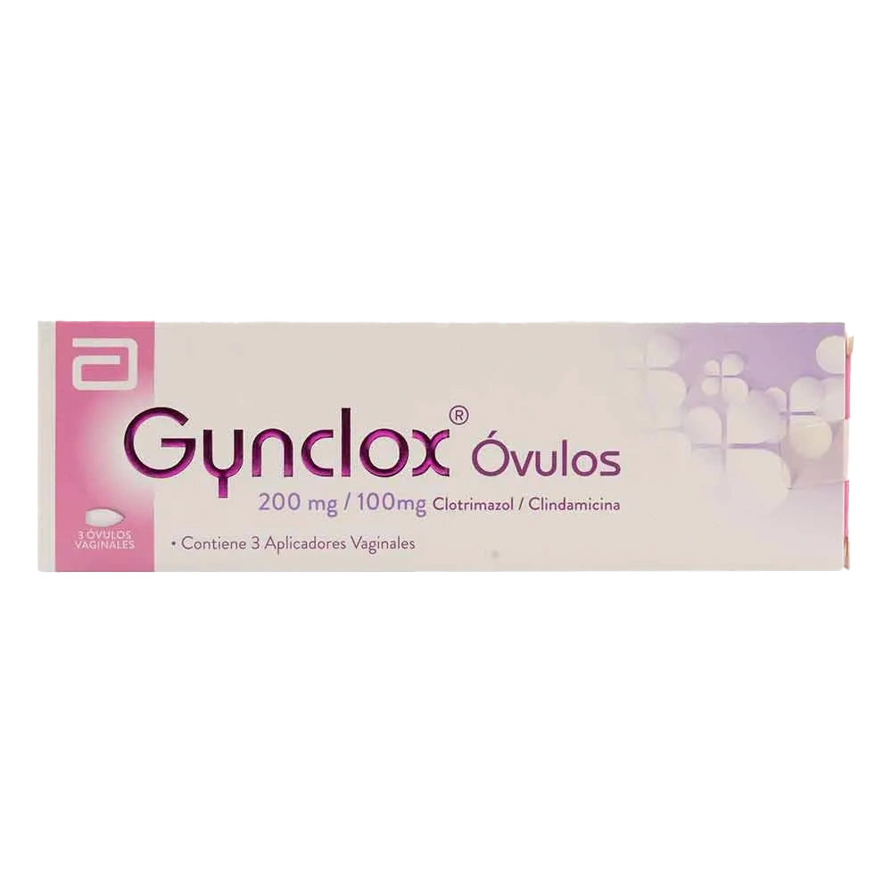gynclox 200/100 mg 3 ovulos