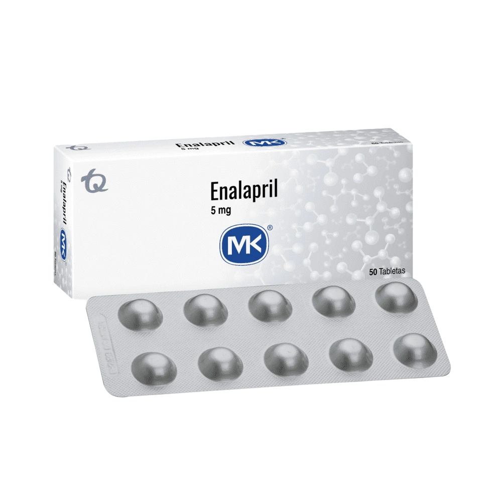 enalapril 5 mg 50 tabletas mk