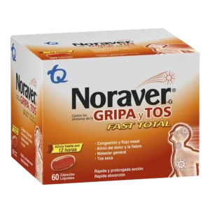 noraver g contra la gripa 60 capsulas