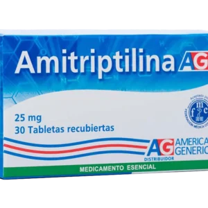 amitriptilina 25 mg 30 tabletas ag