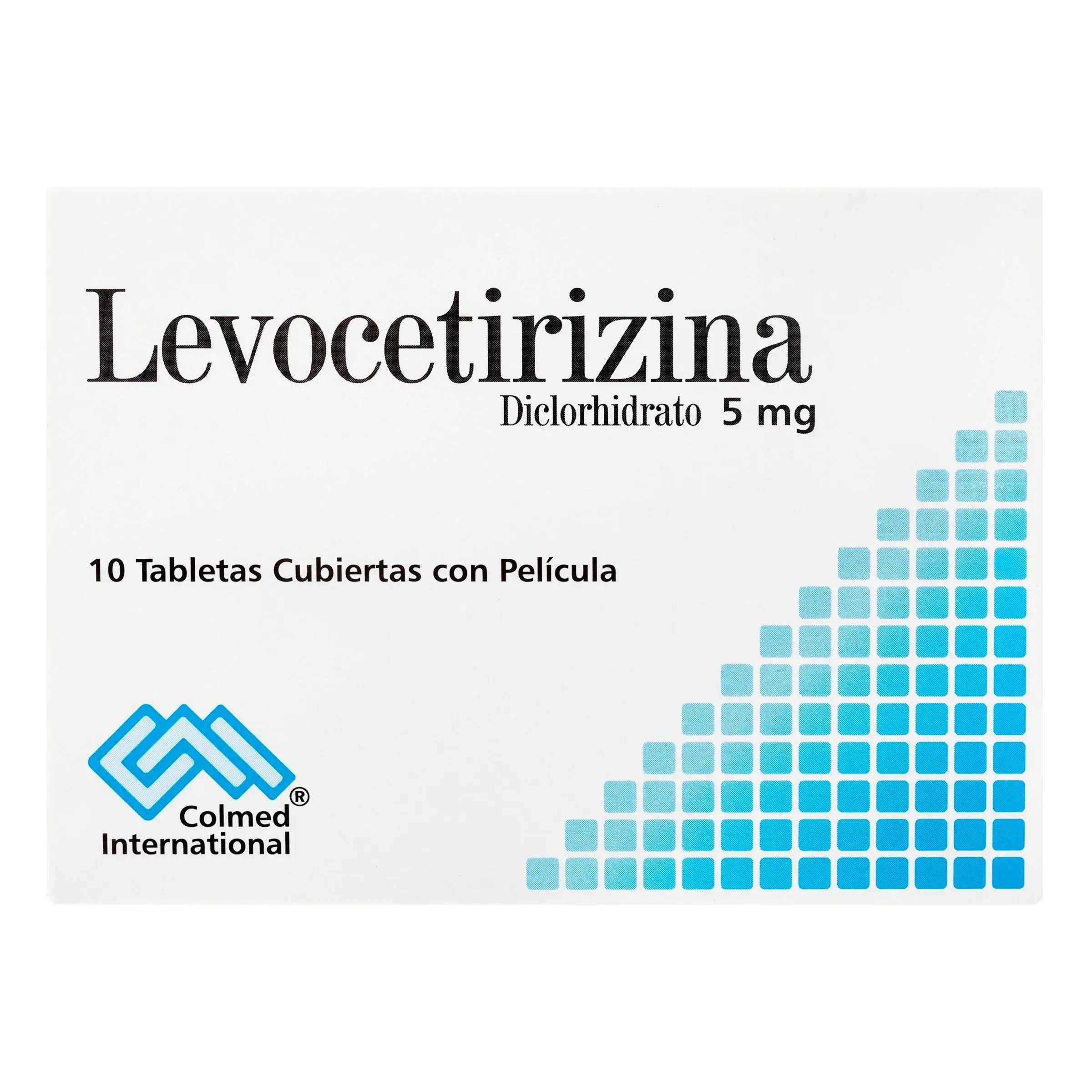 levocetirizina 5 mg 10 tabletas pc