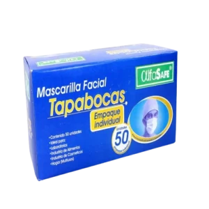 tapaboca desech alfa azul 50 und