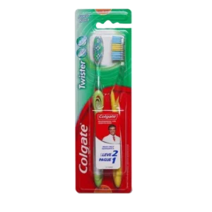 cepillo colgate twister fresh suave 2x1