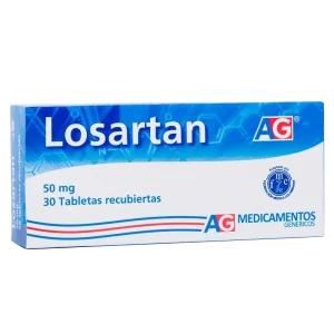 losartan pot 50 mg 30 tabletas ag