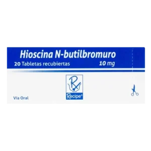 hioscina n.b.b 20 tabletas rc