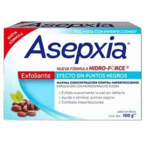 jabon asepxia exfoliante 100 gr