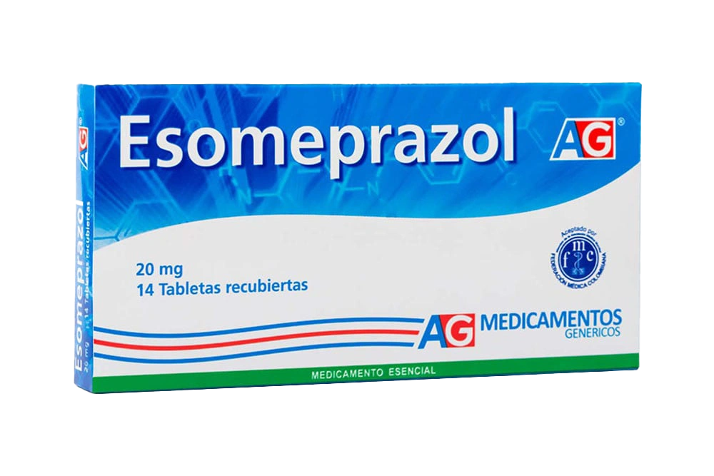 esomeprazol 20 mg 14 tabletas ag
