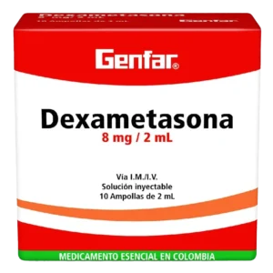 dexametasona 8mg/2ml 10 ampollas gf