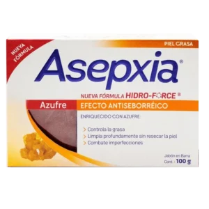jabon asepxia azufre 100 gr