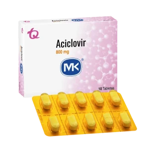 aciclovir 800 mg 10 tabletas mk