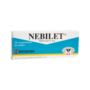 nebilet 5 mg 28 comprimidos