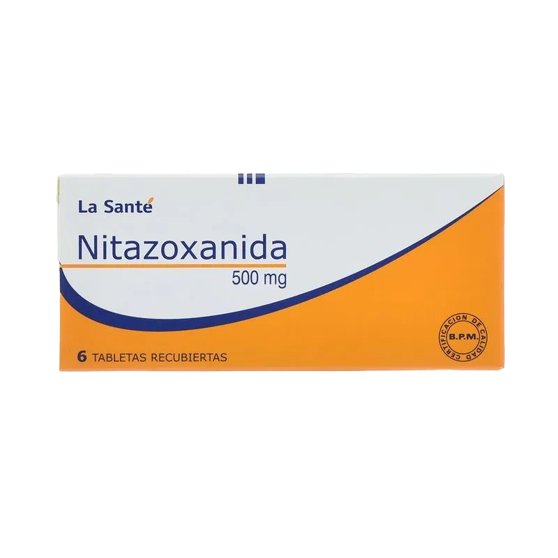 nitazoxanida 500 mg 6 tabletas ls