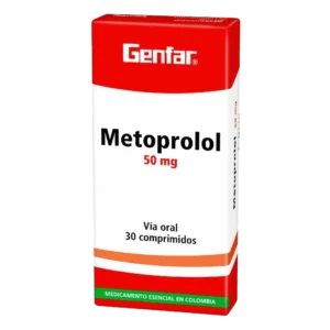 metoprolol 50 mg 30 tabletas gf (r)