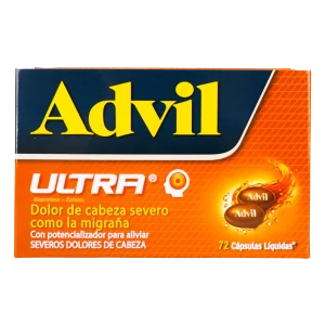 advil ultra 72 capsulas